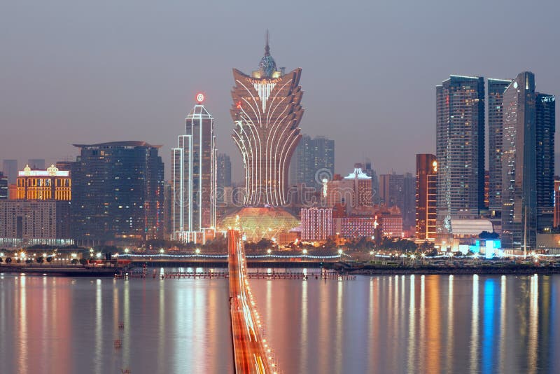 澳门 澳门彩票 天际线夜景